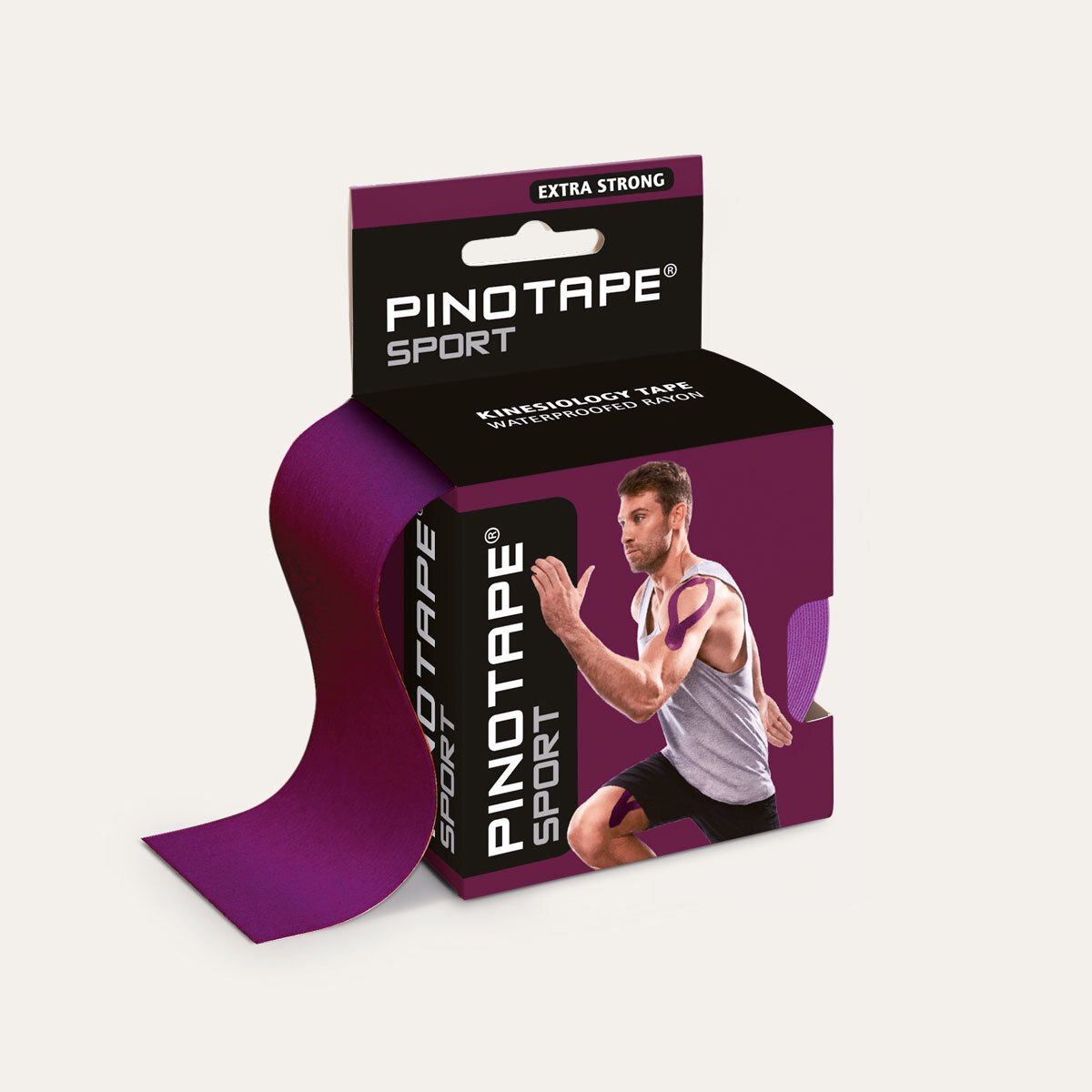 Kinesiology Tape Sport aubergine(Dark Purple) - MediSportsUSA