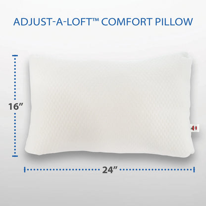 MediSports Adjustable-Loft Fiber Comfort Pillow - MediSportsUSA