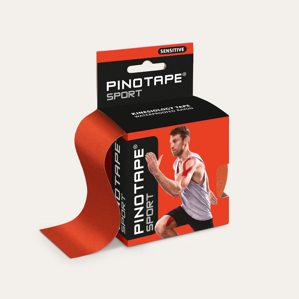 PINOTAPE Sensitive light Red (5 m x 5 cm) - MediSportsUSA