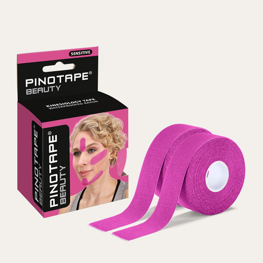 PINOTAPE Sensitive Pink (2 x 5 m x 2.5 cm) - MediSportsUSA
