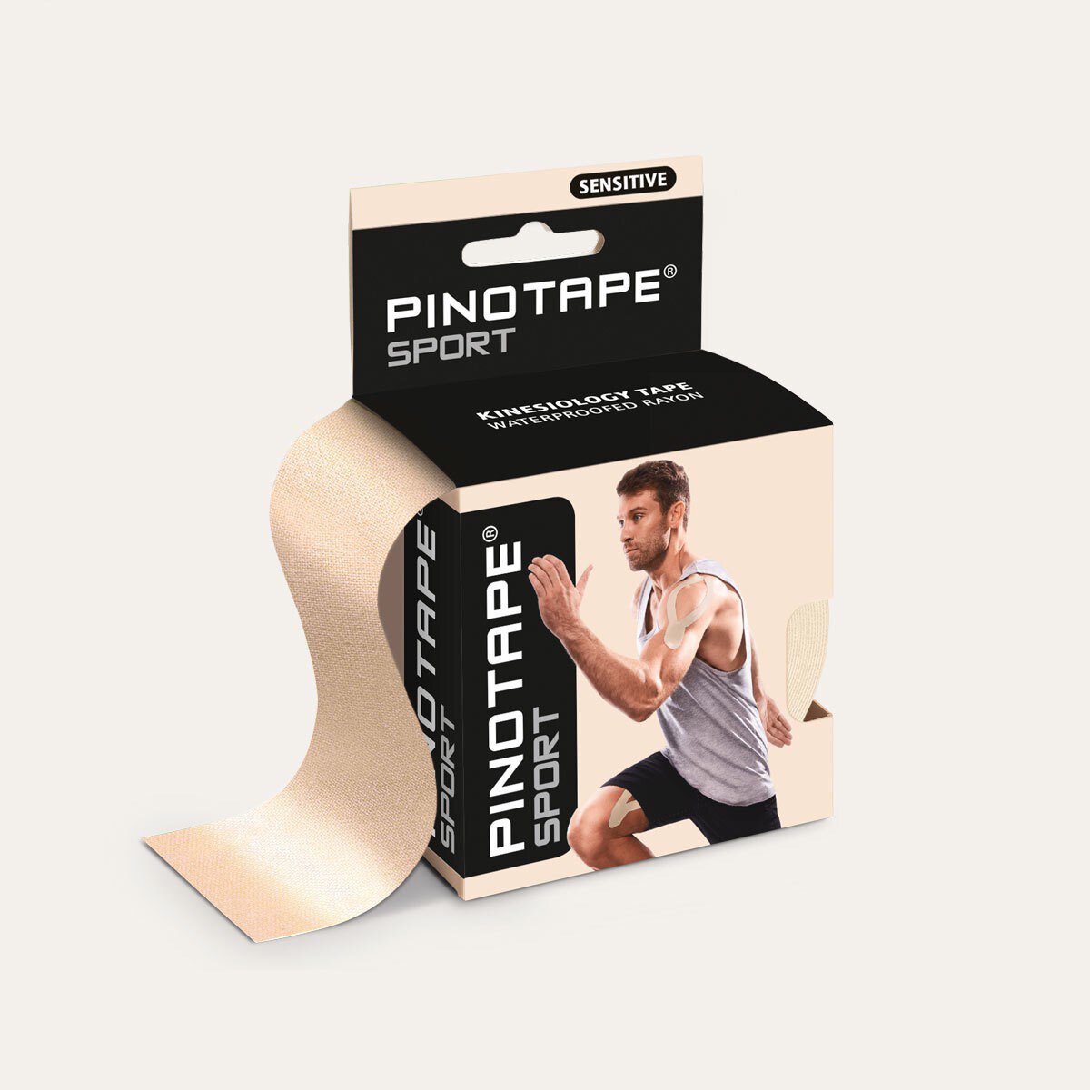 PINOTAPE Sensitive light beige (5 m x 5 cm) - MediSportsUSA