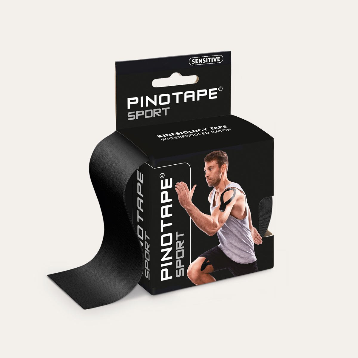 PINOTAPE Sensitive light Black (5 m x 5 cm) - MediSportsUSA