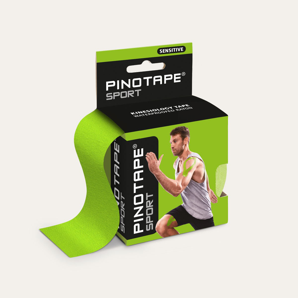 PINOTAPE Sensitive light Lime (5 m x 5 cm) - MediSportsUSA