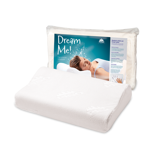 PINO DREAM ME! Ergonomic sleeping pillow (50 x 30 x 11/10/8/7 cm) - MediSportsUSA