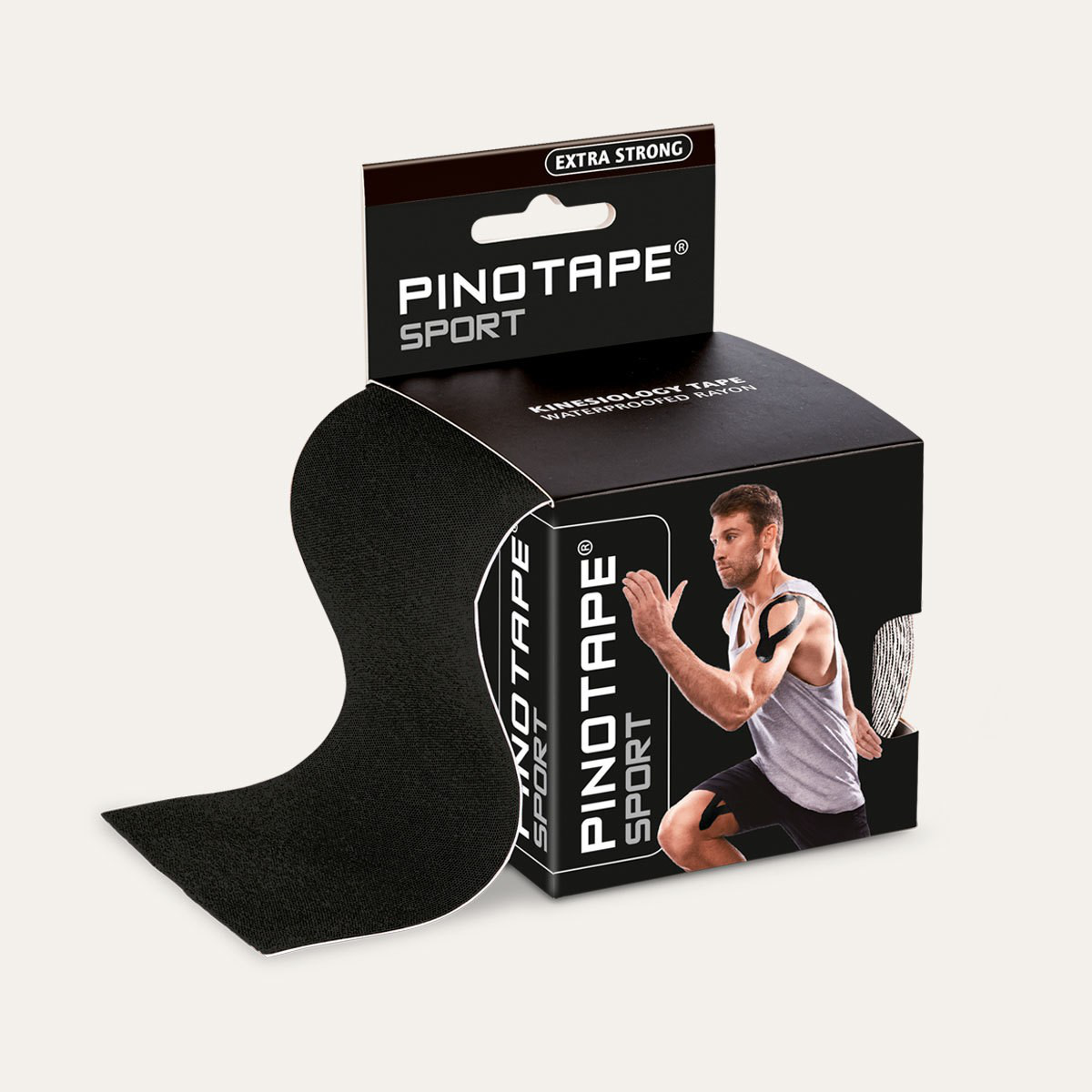 PINOTAPE Sport XL black (5 mx 7.5 cm) - MediSportsUSA