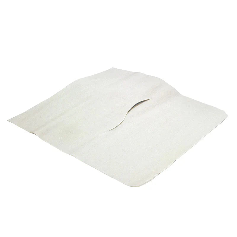 MediSports Headrest Sheets with slit 12" x 12" (1000 Sheets / Box) - MediSportsUSA